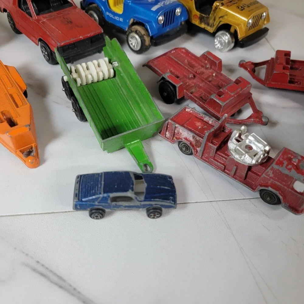 Vintage‎ Tootsie Toy Diecast Cars Trailers Firebird As Is Condition